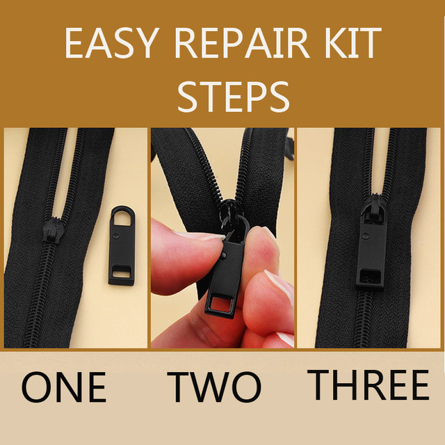 Zipper Pull Replacement, Detachable Zipper Pull Tabs Zipper Repair Kit for  Luggage Clothing Jackets Backpacks Boots